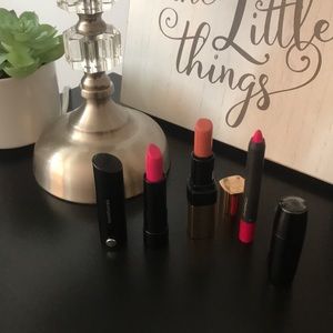 Lipstick.Lancome, Bobbi Brown,BareMinerals, Mac.